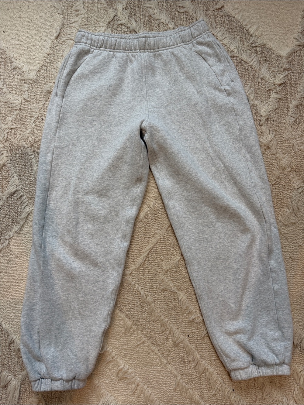Lululemon Scuba Mid-Rise Oversized Jogger - Regular Heathered Grey M